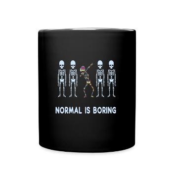 NORMAL IS BORING AUTISM - Tasse einfarbig - Schwarz - Vorne