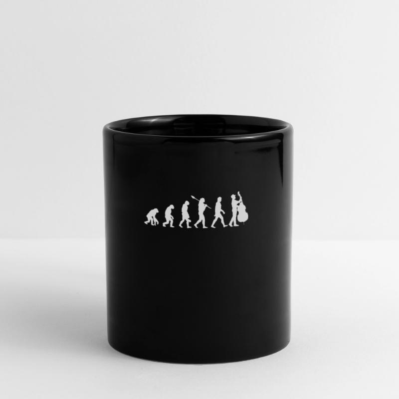 Kontrabass Evolution Tasse einfarbig