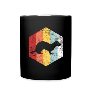 putois - Mug uni - noir - Devant