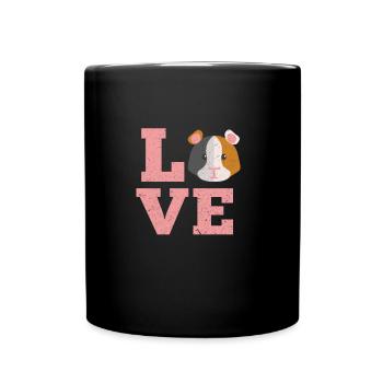 Guinea pig guinea pig guinea pigs gift - Full Colour Mug - black - Front