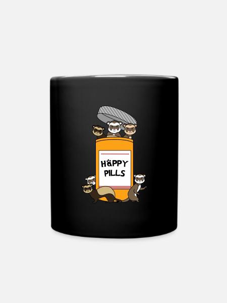 furet cadeau drôle - Mug uni - noir