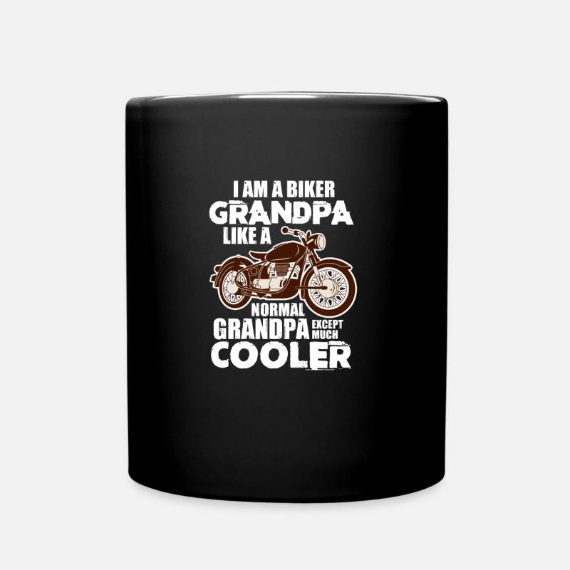 Motard papy - Mug uni - noir