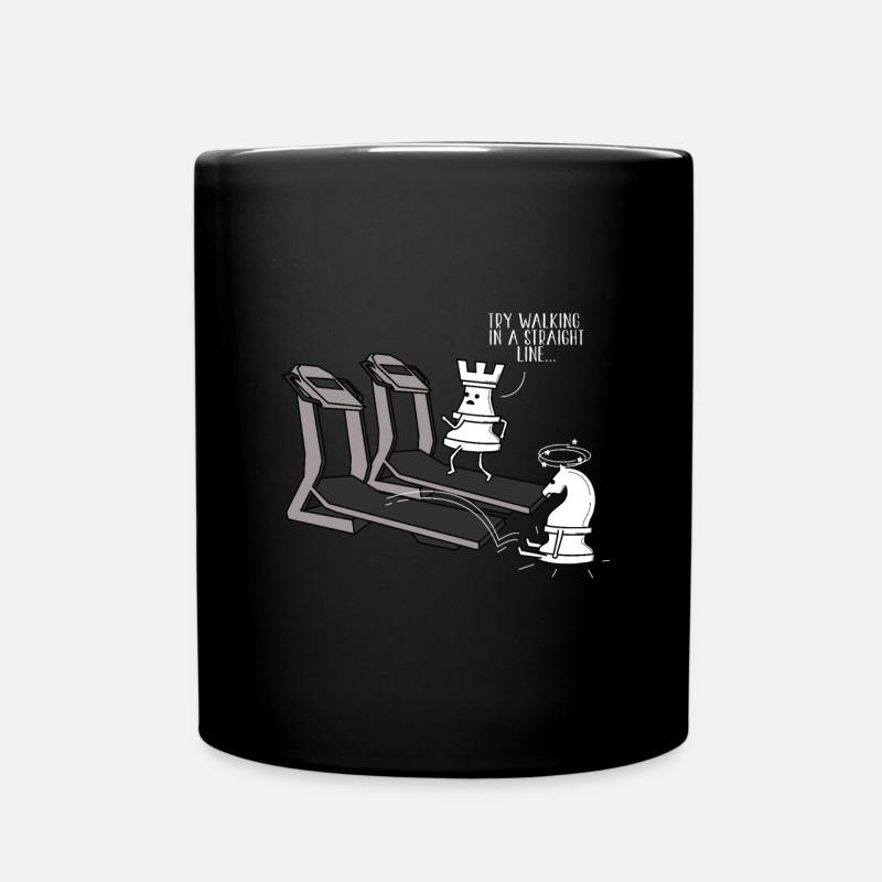 chess treadmill - Full Colour Mug - black