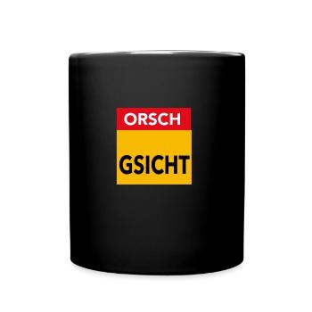 ORSCH GSICHT OIDA VIENNA AUTRICHE ORF GIS - Mug uni - noir - Devant