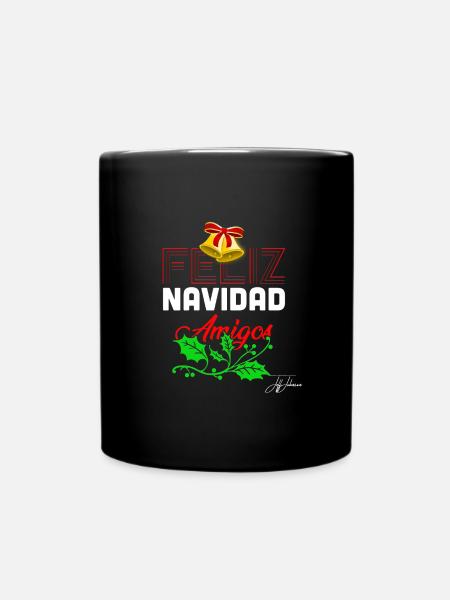 Christmas Christmas Christmas Christmas X-Mas - Full Colour Mug - black