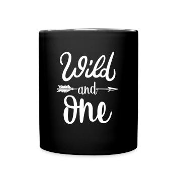 Wild and One - Tasse einfarbig - Schwarz - Vorne