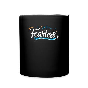 Fearless - Full Colour Mug - black - Front