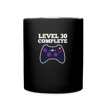 30th birthday - Full Colour Mug - black - Front