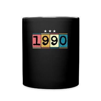 1990 - Full Colour Mug - black - Front