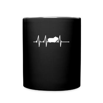Cadeau amoureux des cochons d'inde - Mug uni - noir - Devant