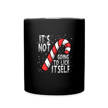gift christmas messed up sexually appropriate - Full Colour Mug - black - Front