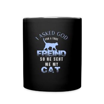 my cat, my cat - Full Colour Mug - black - Front