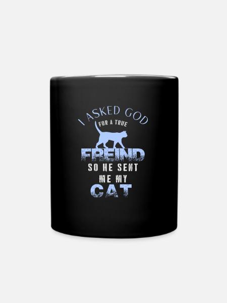 mon chat, mon chat - Mug uni - noir