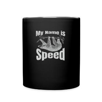 MY Name is Speed - Full Colour Mug - black - Front