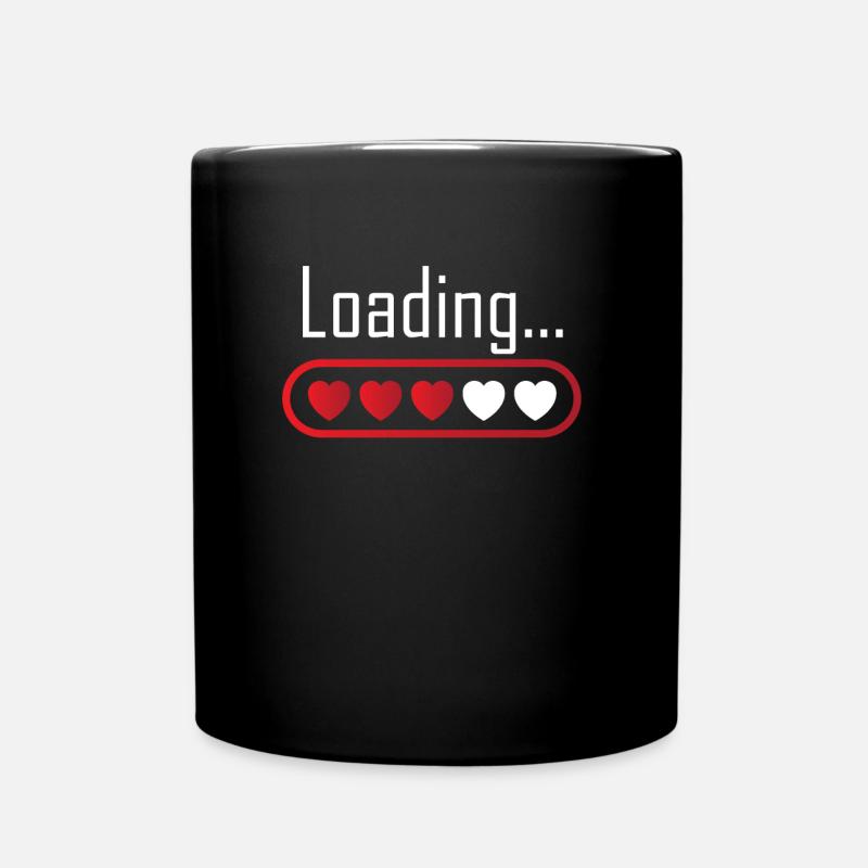 Loading - Tasse einfarbig - Schwarz