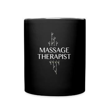 Massothérapeute - Mug uni - noir - Devant