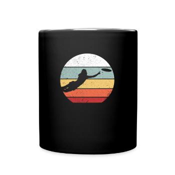Frisbee Ultimate Disc Golf Disc Golf Sport Gift - Full Colour Mug - black - Front