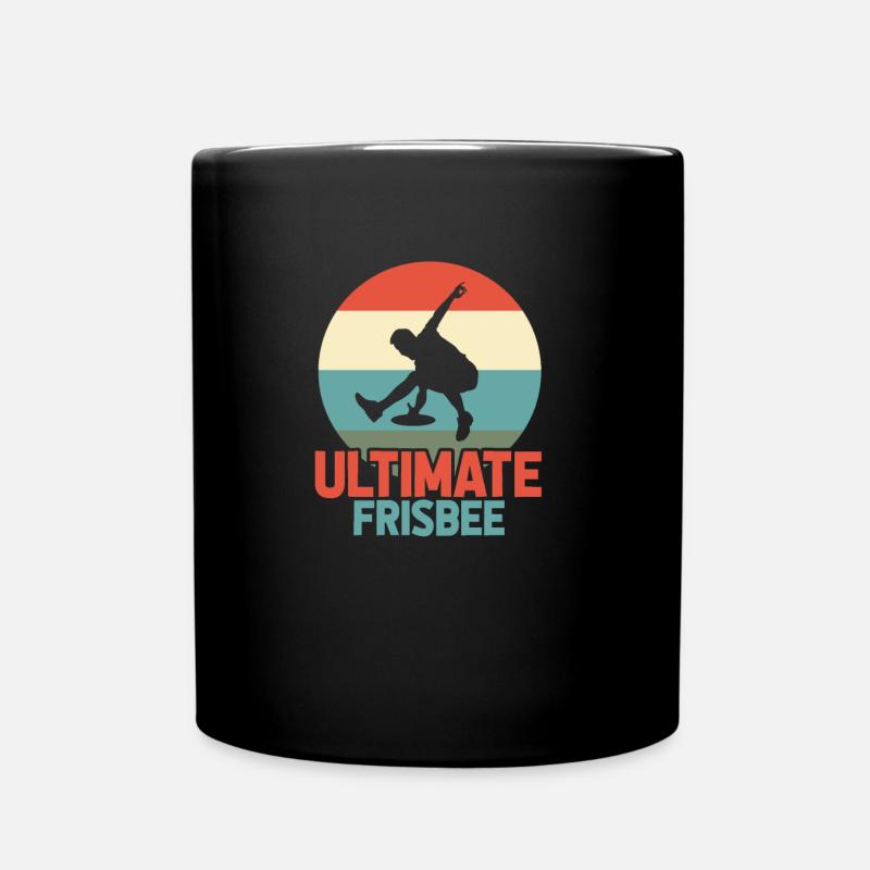 Ultimate Frisbee - Full Colour Mug - black