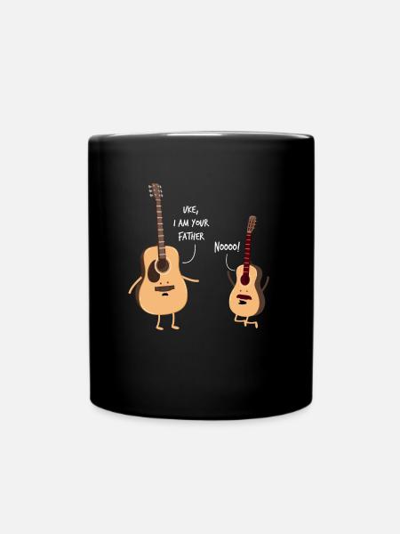 Père fils guitare - Mug uni - noir