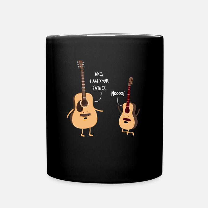 Père fils guitare - Mug uni - noir