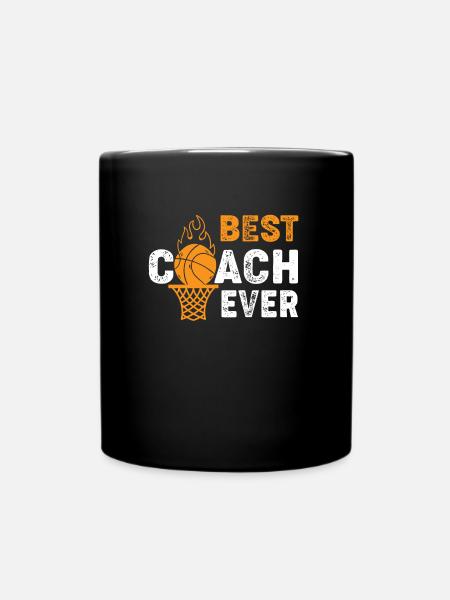 MEILLEUR COACH DE BASKETBALL JAMAIS - Mug uni - noir