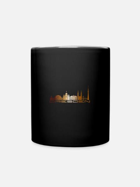Dresden - Tasse einfarbig - Schwarz