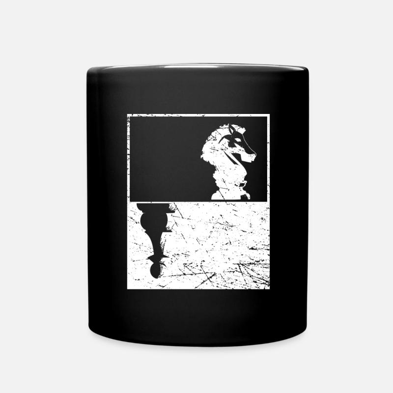 schach - Tasse einfarbig - Schwarz