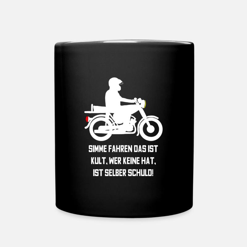 Simme fahren das ist Kult, - Tasse einfarbig - Schwarz