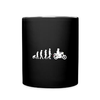 2 takter Evolution Simson - Tasse einfarbig - Schwarz - Vorne