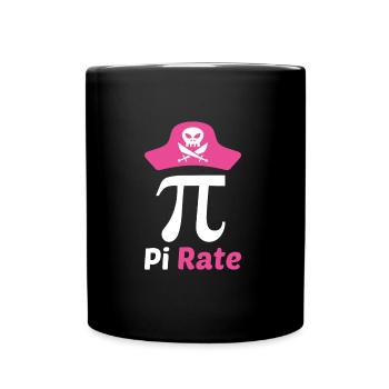 Taux de Pi Jour de Pi 14.03. Mathématiques Circulaire Nombre Pi - Mug uni - noir - Devant