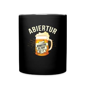 Abitur - Abiertur - Maßkrug - Beer - Motto - Full Colour Mug - black - Front