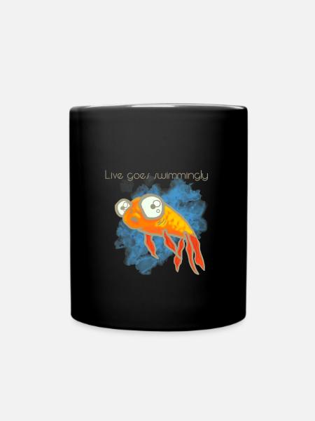 Poisson poisson poisson poisson - Mug uni - noir
