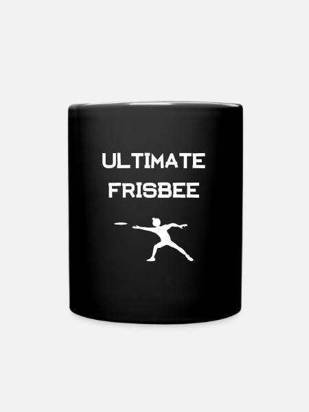 Ultimate Frisbee - Full Colour Mug - black