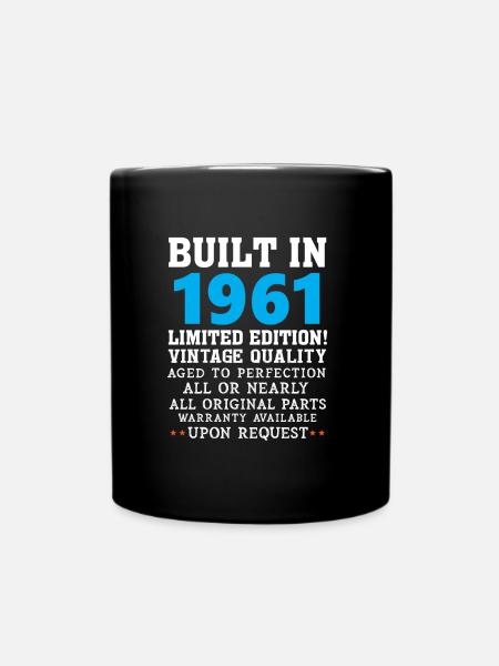 Built in 1961 - Tasse einfarbig - Schwarz