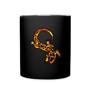 salamander - Tasse einfarbig - Schwarz - Vorne