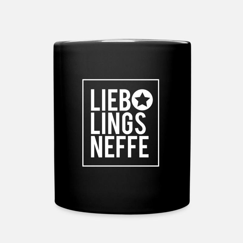 Lieblings Neffe Geschenk Onkel Tante Beste Freunde - Tasse einfarbig - Schwarz