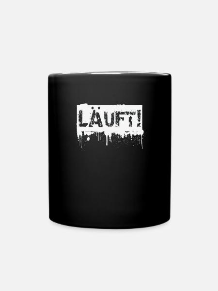 Running - Full Colour Mug - black