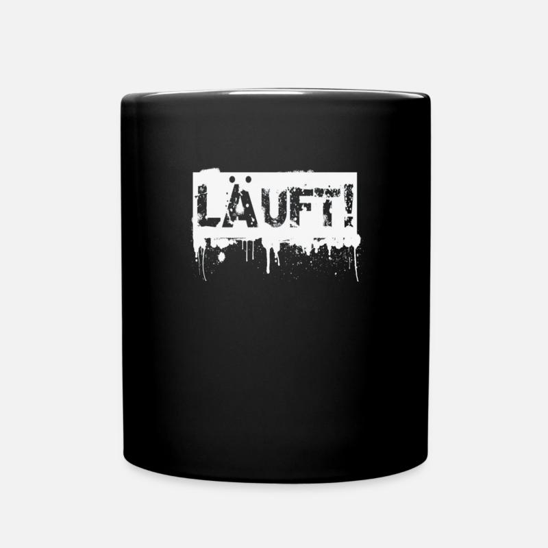 Running - Full Colour Mug - black