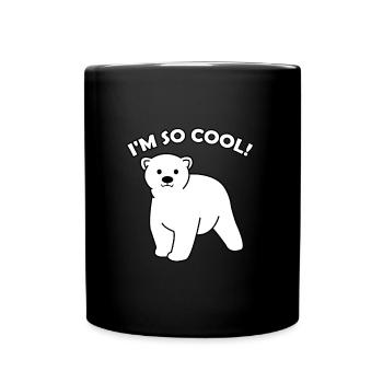 Polar Bear - Mug uni - noir - Devant