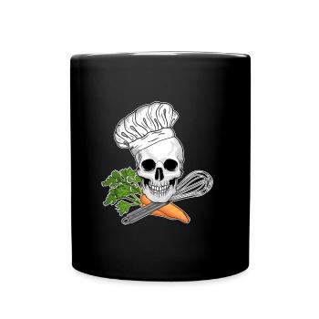 Cuisinier cuisinier cuisinier cuisine végétalien - Mug uni - noir - Devant