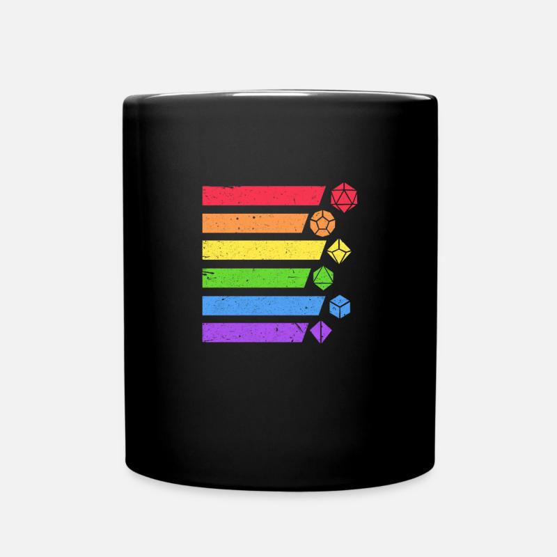 D20 - Mug uni - noir