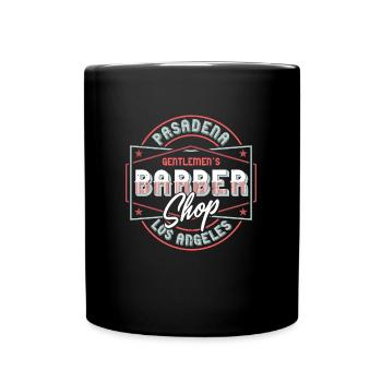 Gentlemens Barber Shop Idée cadeau - Mug uni - noir - Devant