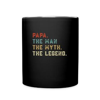 Father. The man. The Myth. The Legend. - Full Colour Mug - black - Front