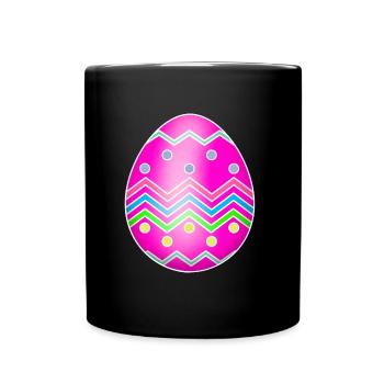 Easter egg - Full Colour Mug - black - Front