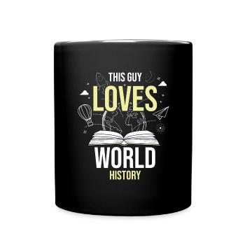 geschichte historik - Tasse einfarbig - Schwarz - Vorne