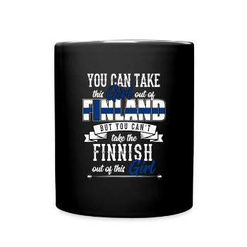 Finland - Full Colour Mug - black - Front
