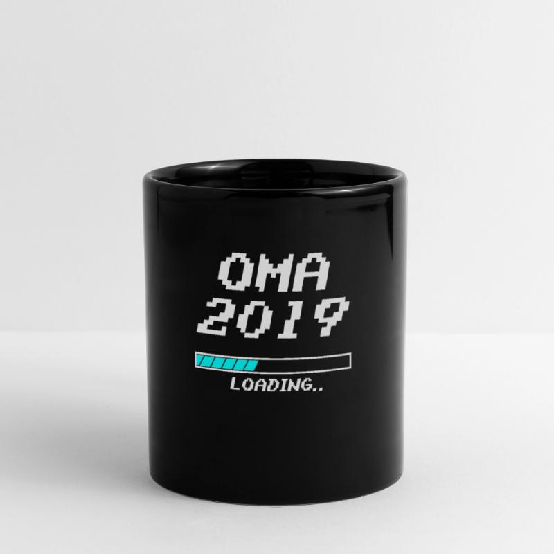 Grandma 2019 Loading Loading Loading Bar Gift Pixels Full Colour Mug