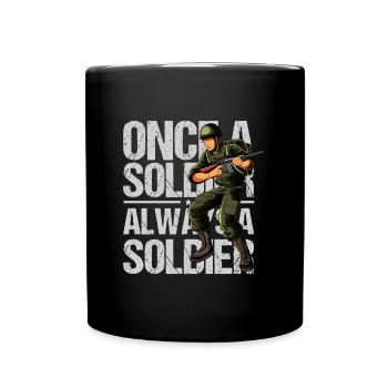 American Soldier Idée cadeau - Mug uni - noir - Devant