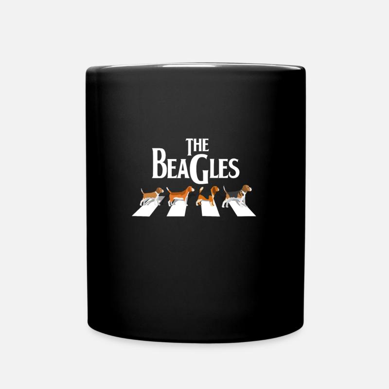 Beagle - Tasse einfarbig - Schwarz