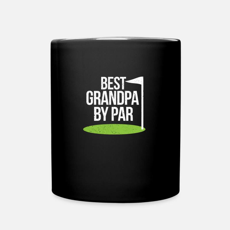 Golf papy - Mug uni - noir